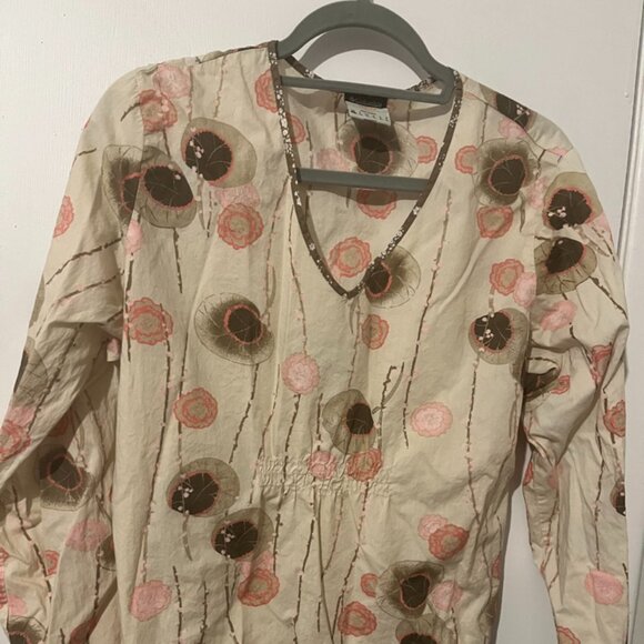 COLUMBIA  V-NECK LONG SLEEVE TOP SZ L - Picture 1 of 5